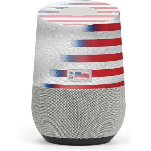 USA Soccer Flag Google Home Skin